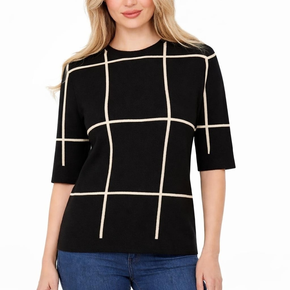 Wrapper Women's L Elbow Sleeve Sweater Black H0464